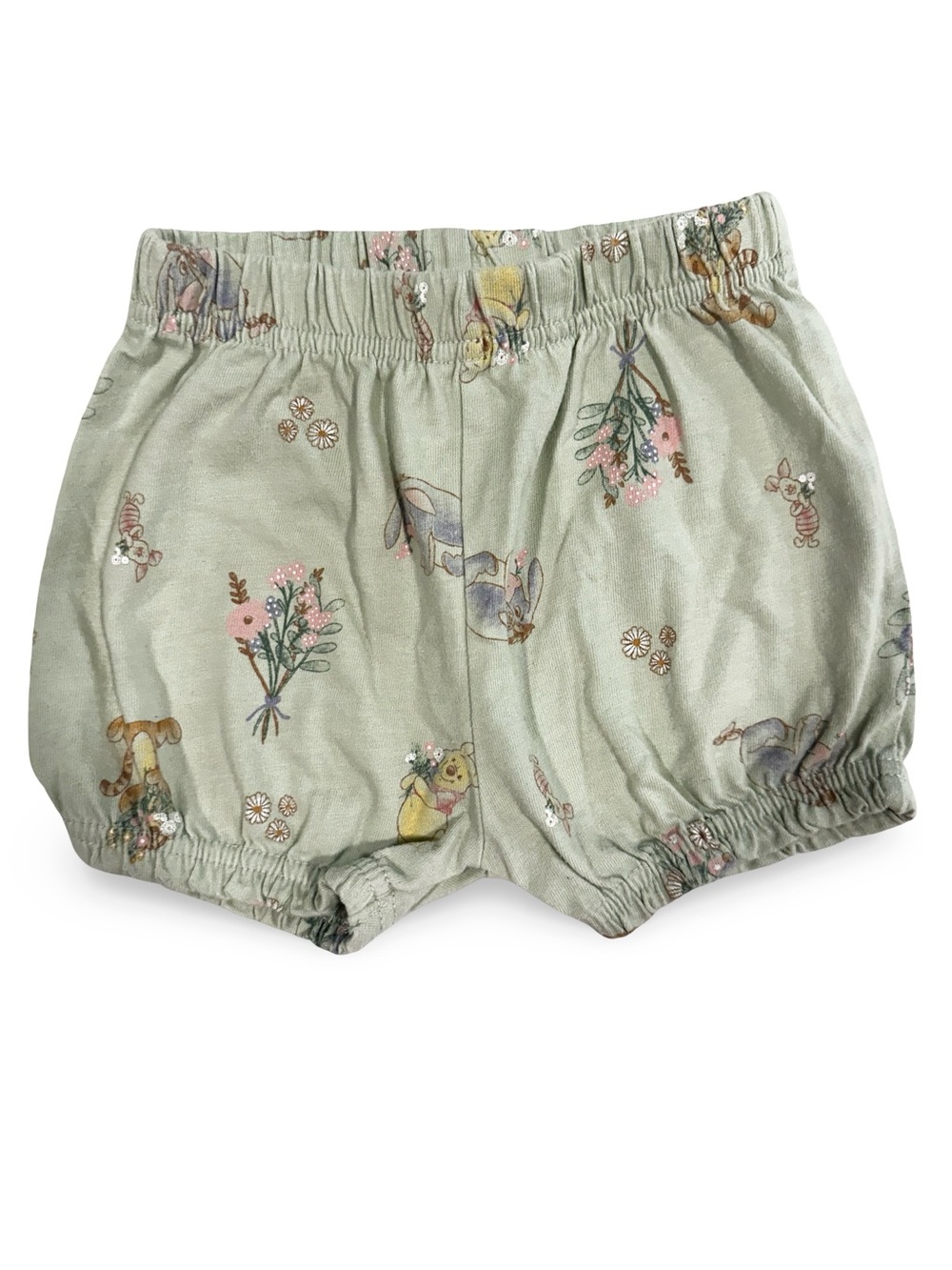 Disney Sage Floral & Character Bubble Shorts